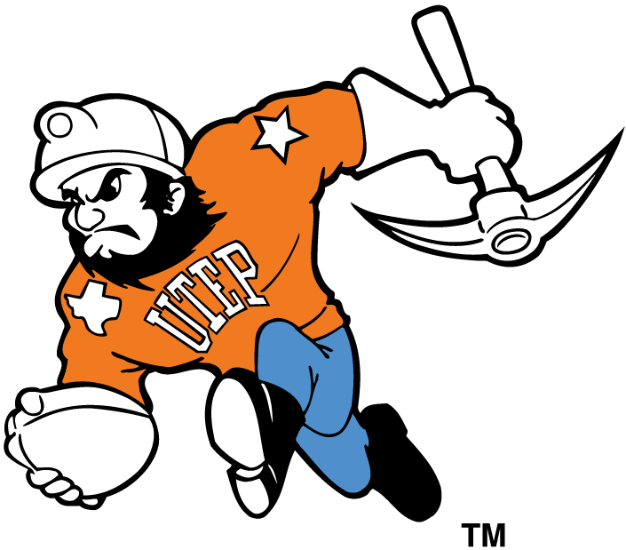 UTEP Miners 1992-2003 Mascot Logo iron on transfers for clothing